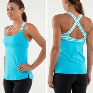 Lululemon track & train tank, size 6